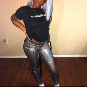 Forever21 Disco Sparkling Leggings